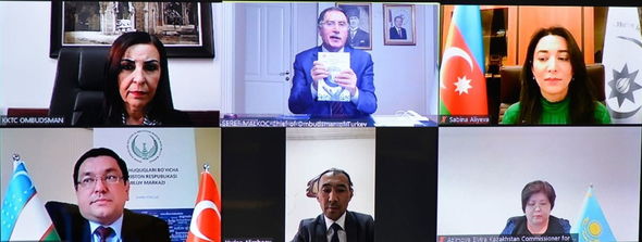 Səbinə Əliyeva Türkdilli Ölkələrin Ombudsmanlarının onlayn görüşündə iştirak edib - FOTO