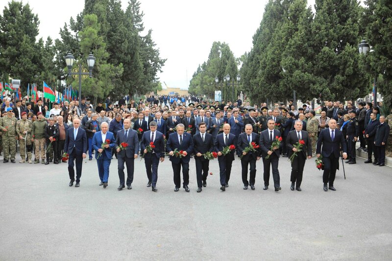Gəncədə Anım Günü ilə bağlı tədbir keçirildi - Fotolar