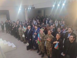 Şuşa Dövlət Musiqili Dram Teatrında Zəfər Günü ilə bağlı tədbir keçirilib - FOTOLAR