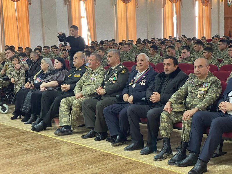 Müdafiə Nazirliyinin N saylı hərbi hissənin 30 illiyi ilə bağlı tədbir keçirildi - FOTOLAR