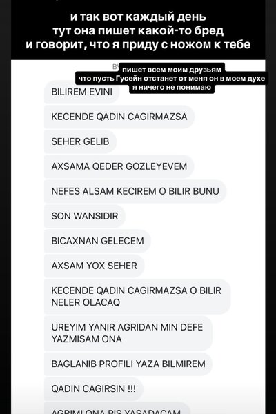 Hüseyn evinə bıçaqla gələn qadını polisə verdi - FOTO