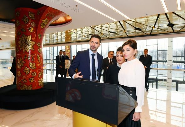 Mehriban Əliyeva "Lujniki" Olimpiya Kompleksinin Gimnastika Mərkəzində - FOTO