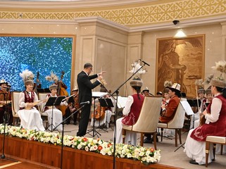 Sadır Japarovun adından İlham Əliyevin şərəfinə rəsmi qəbul təşkil edilib - FOTO