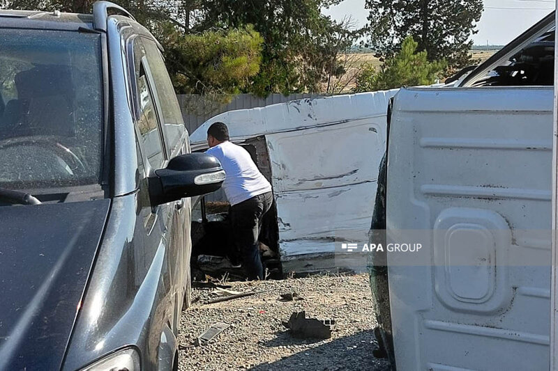 Bakı-Qazax yolunda qəza olub, 9 nəfər xəsarət alıb