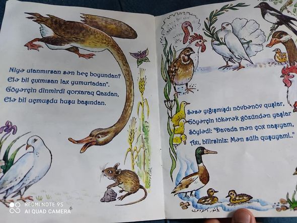 Azərbaycanda "Qaz ilə göyərçinin əhvalatı" adlı qalmaqallı kitab qadağan edildi - FOTO