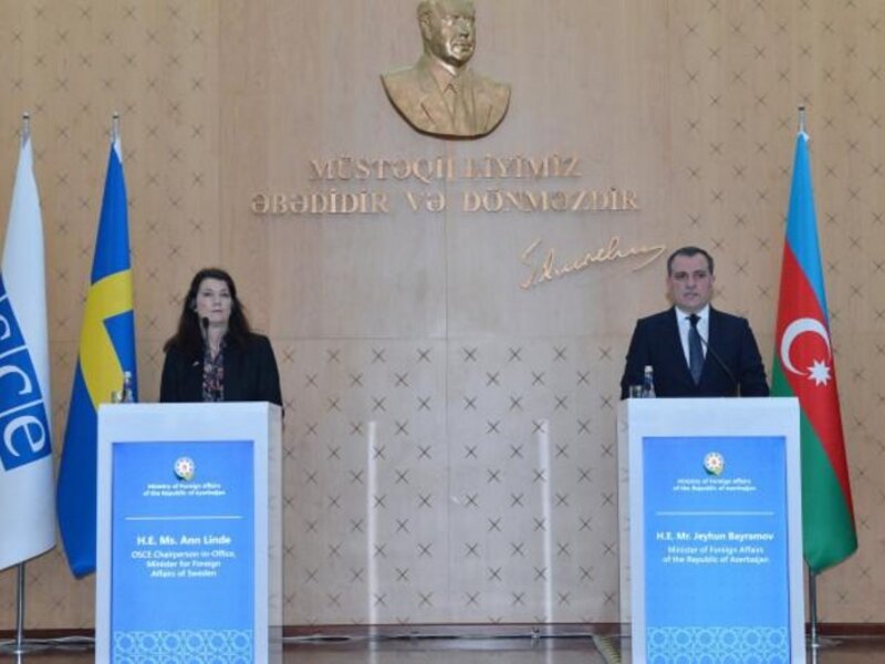 ATƏT sədri Ceyhun Bayramovla regiondakı vəziyyəti müzakirə etdi