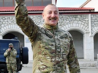 Prezident Zəfər Günü münasibətilə Şuşada təşkil olunan tədbirdə iştirak edib - FOTOLAR