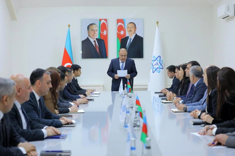 Yeni nazir kollektivə təqdim olundu - FOTOLAR