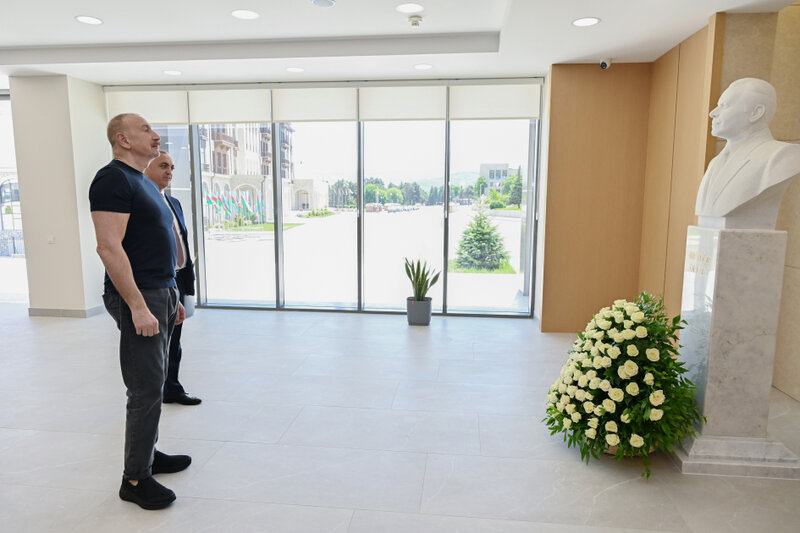 İlham Əliyev Xankəndidə açılışda iştirak etdi - Fotolar
