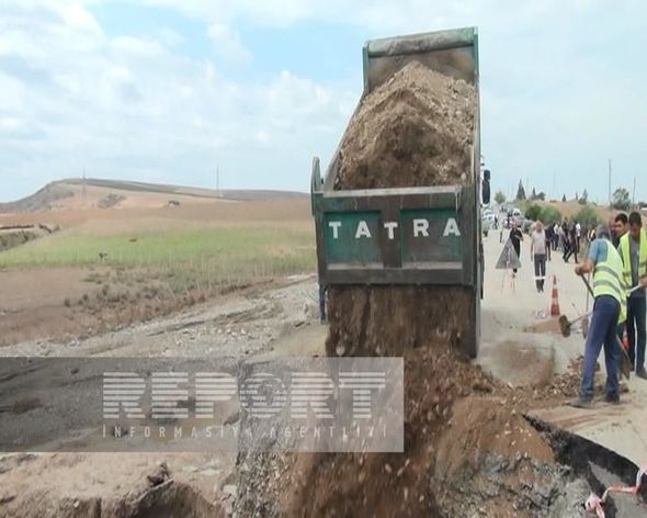 Sel Göyçayda fəsadlar törətdi, Qaraməryəm kəndi ilə əlaqə TAM KƏSİLİB