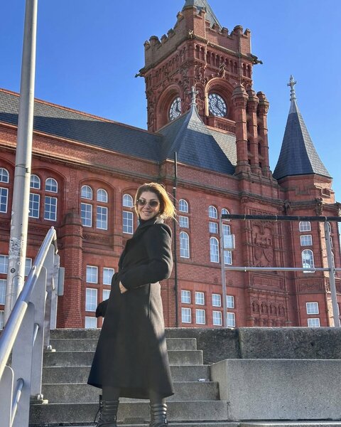 İlqar Mikayıloğlu xanımı ilə Uelsdə - FOTOLAR