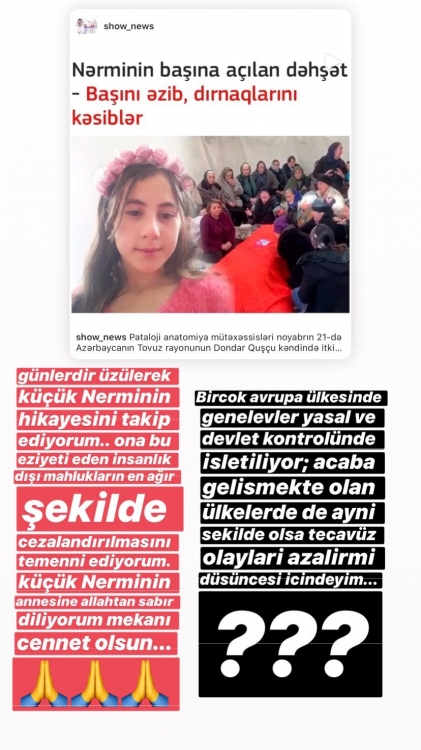 "Görəsən, fahişəlik leqallaşsa, zorlanmalar azalar?