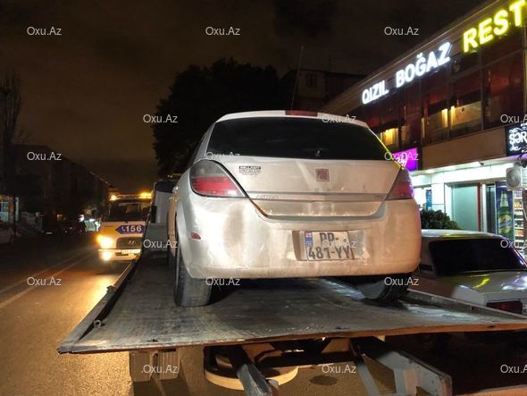 Yüksək sürət qəzaya səbəb oldu: yaralı var - FOTO 