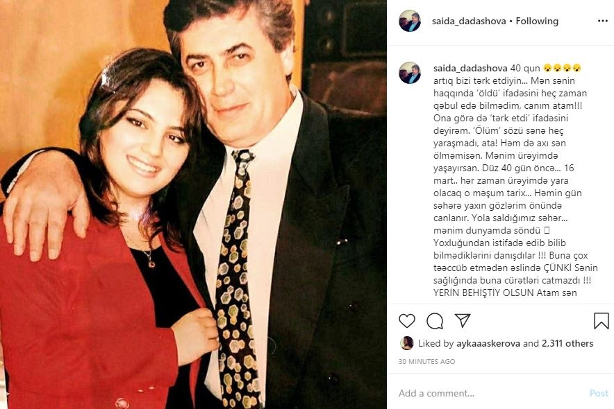 "Bilib-bilmədiklərini danışdılar, sağlığında buna cürətləri çatmazdı"