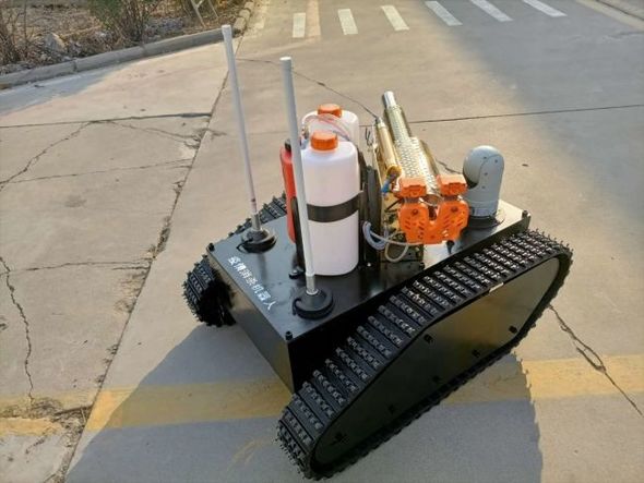 Koronavirusla mübarizə üçün robot yaradıldı - FOTO