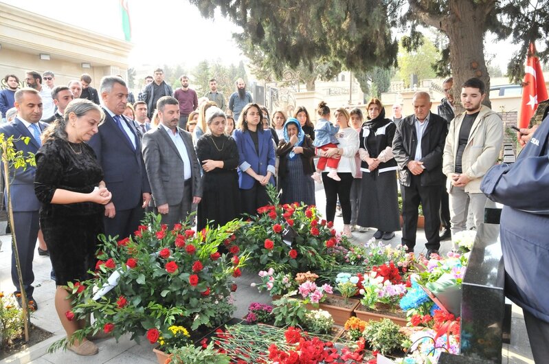 Şəhidlərimiz anım günlərində Abşeron rayonunda yad edilib - FOTOLAR
