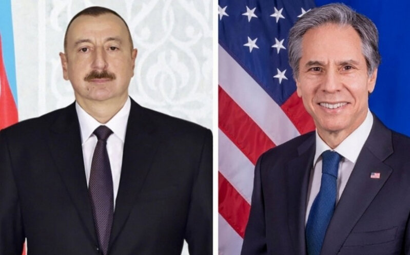Antoni Blinken Prezident İlham Əliyevə zəng etdi