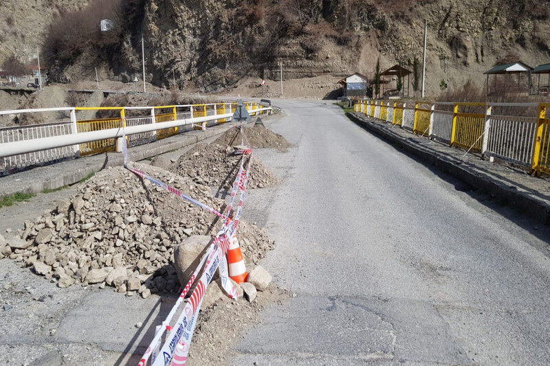 İsmayıllı-Lahıc avtomobil yolunu birləşdirən ana yol uçdu - FOTO