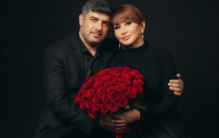 Elnarə Abdullayeva həyat yoldaşı ilə - FOTO