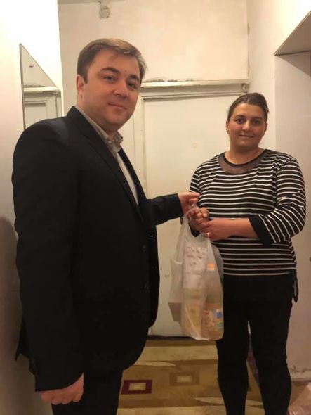 Emin Hacıyev Novruz bayramında seçiciləri ilə görüşdü - FOTO