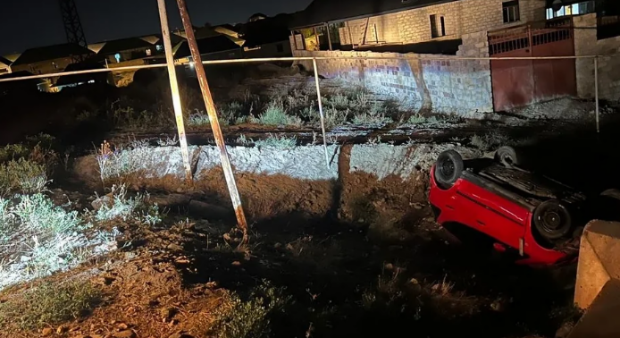Gəncədə yol qəzası - xəsarət alanlar var - Foto