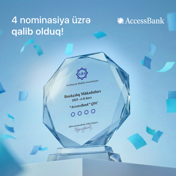 AccessBank dörd nominasiya üzrə qalib oldu