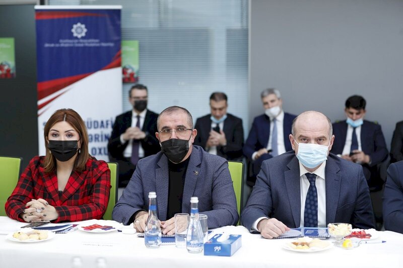 Nazir Sahil Babayev media rəhbərləri ilə görüşdü - FOTOLAR