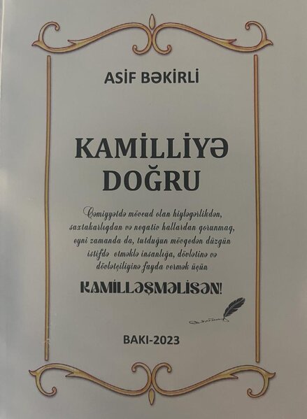 Publisist Asif Bəkirlinin növbəti 