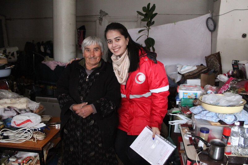 Qızıl Aypara Cəmiyyəti Qarabağın erməni sakinlərinə baş çəkdi - FOTO