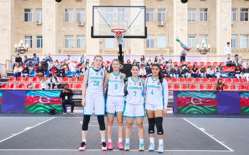 3x3 basketbol üzrə yığmalarımız yarımfinalda