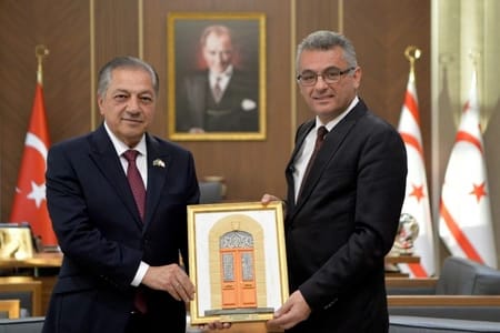 ŞKTR Prezidenti Azərbaycan nümayəndə heyətini qəbul edib - FOTOLAR