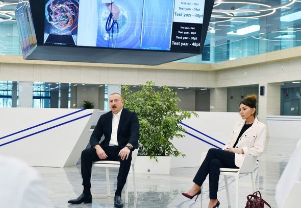 İlham Əliyev və Mehriban Əliyeva Bakıda tibb müəssisəsinin açılışında - YENİLƏNİB + FOTO/VİDEO
