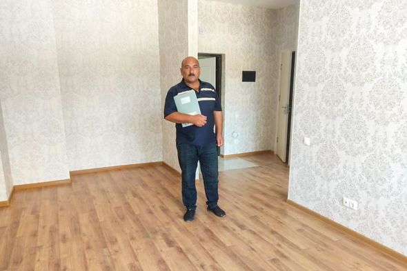 Salyanda 33 şəhid ailəsi və müharibə əlilinə mənzillər verildi - FOTO
