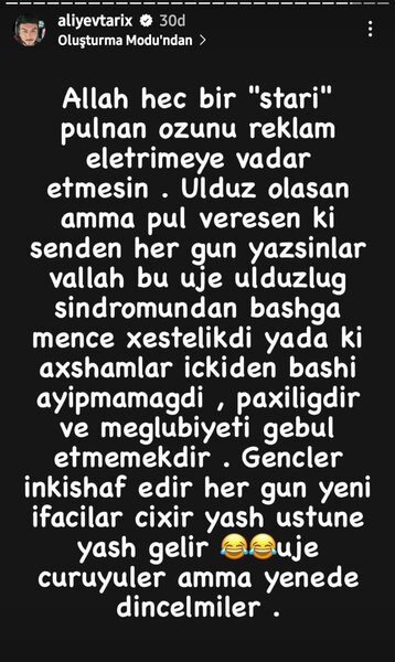 Tolikdən atmaca: 'Yaş üstünə yaş gəlir, çürüyürlər, amma yenə də dincəlmirlər