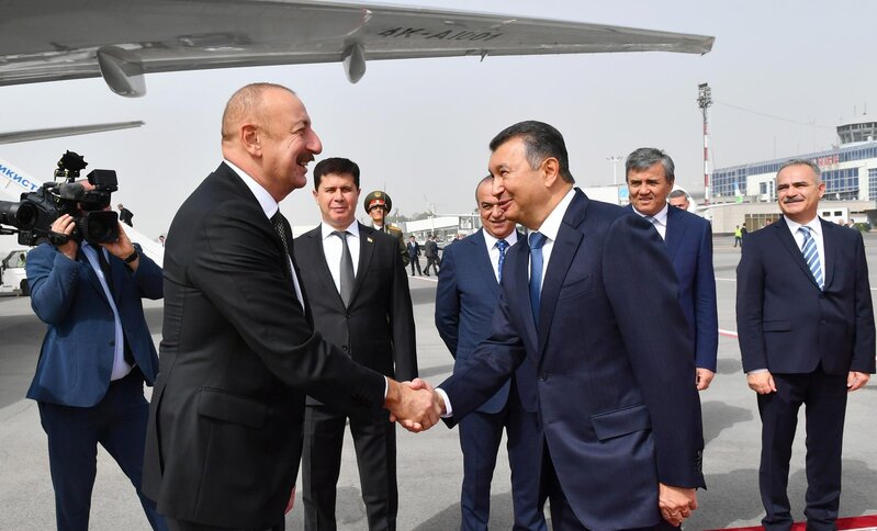 İlham Əliyevin Tacikistana səfəri başa çatıb - FOTO