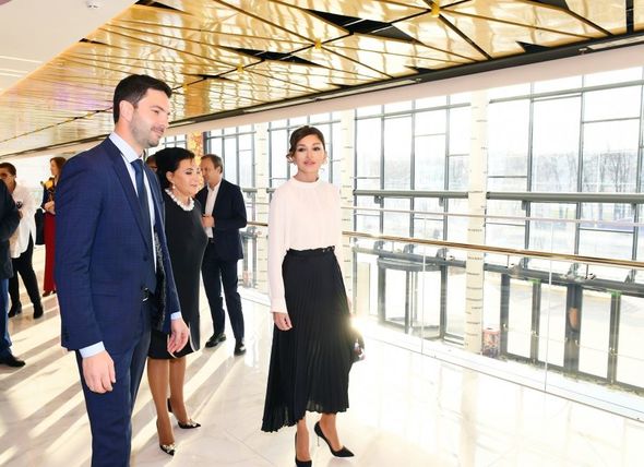 Mehriban Əliyeva "Lujniki" Olimpiya Kompleksinin Gimnastika Mərkəzində - FOTO