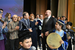 Prezident və xanımı Ağdam Muğam Mərkəzinin açılışını ediblər - FOTOLAR