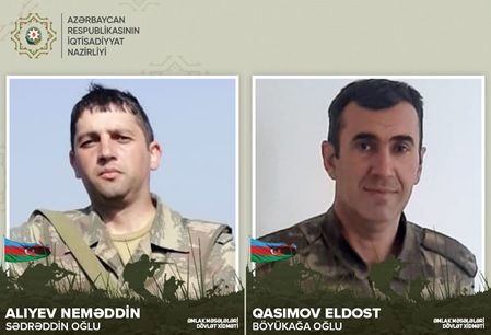 Vətən müharibəsində göstərdikləri şücaətə görə təltif olunan İqtisadiyyat Nazirliyinin əməkdaşları - FOTO