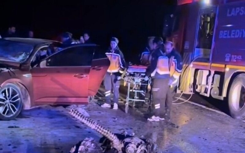 Türkiyədə ağır yol qəzası olub - Ölənlər var