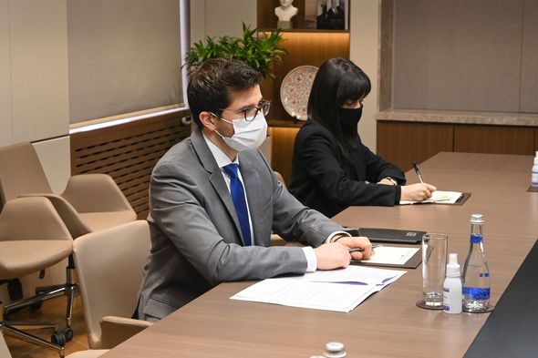Ceyhun Bayramov İsrailin ölkəmizdəki səfiri Corc Diki qəbul edib – FOTO