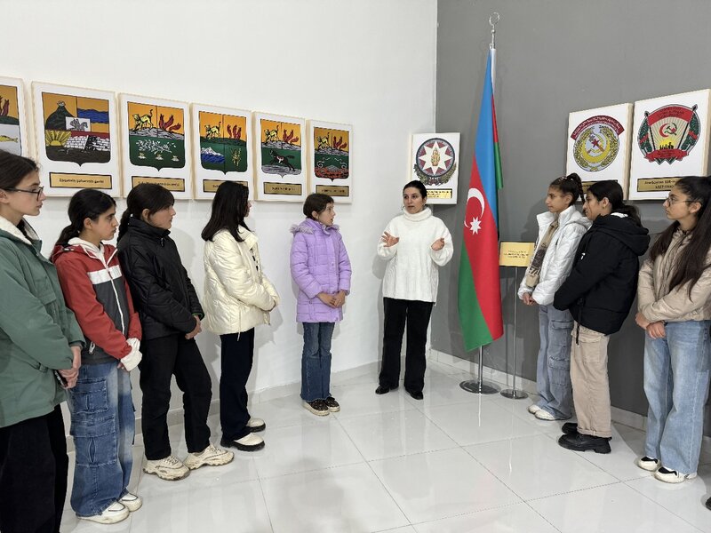 Region gəncləri Zəfər Günü və Dövlət Bayrağı Gününü qeyd edib - FOTOLAR