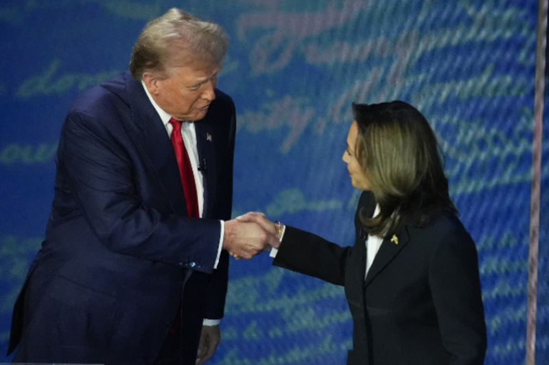 Donald Tramp və Kamala Harris arasında seçki debatı başladı