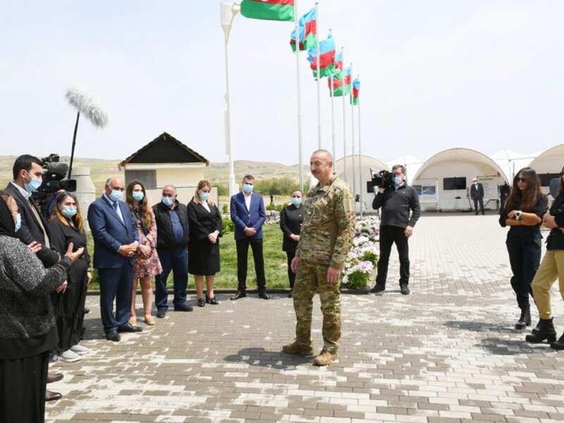Prezident Zəngilanın Ağalı kəndində həyata keçirilən işlərlə tanış oldu