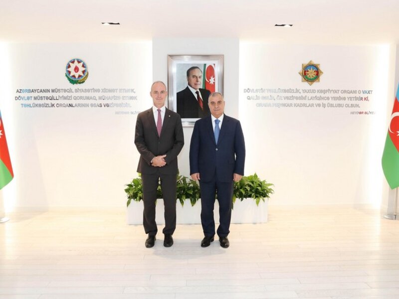 DTX rəisi ilə BQXK-nin vitse-prezidenti arasında görüş keçirilib