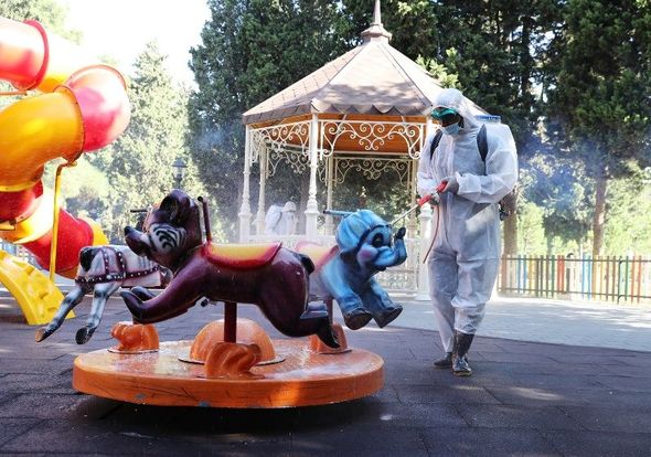 Bakıda 552 küçə dezinfeksiya edilib - FOTO