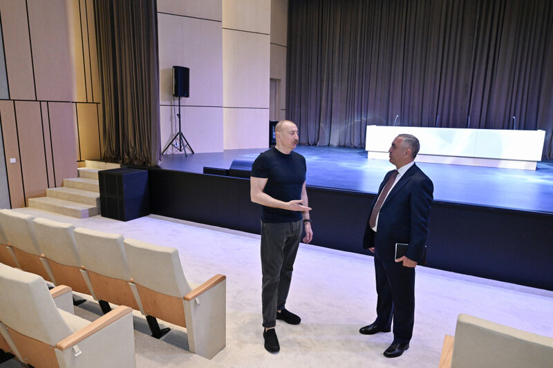 İlham Əliyev Xankəndidə açılışda iştirak etdi - Fotolar