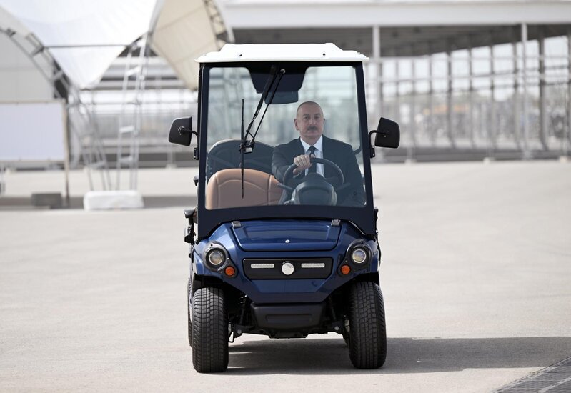 Prezident Bakı Olimpiya Stadionunda - FOTOLAR