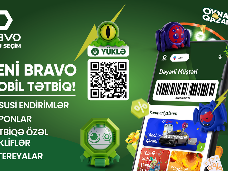 BRAVO supermarketlər şəbəkəsi rəqəmsal transformasiyada yeni mərhələni təqdim edir