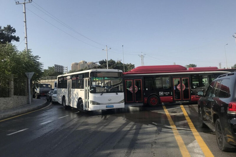 Bakıda avtobus qadını vuraraq öldürdü