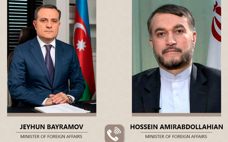Ceyhun Bayramov iranlı həmkarı ilə bəzi mövcud problemləri müzakirə etdi